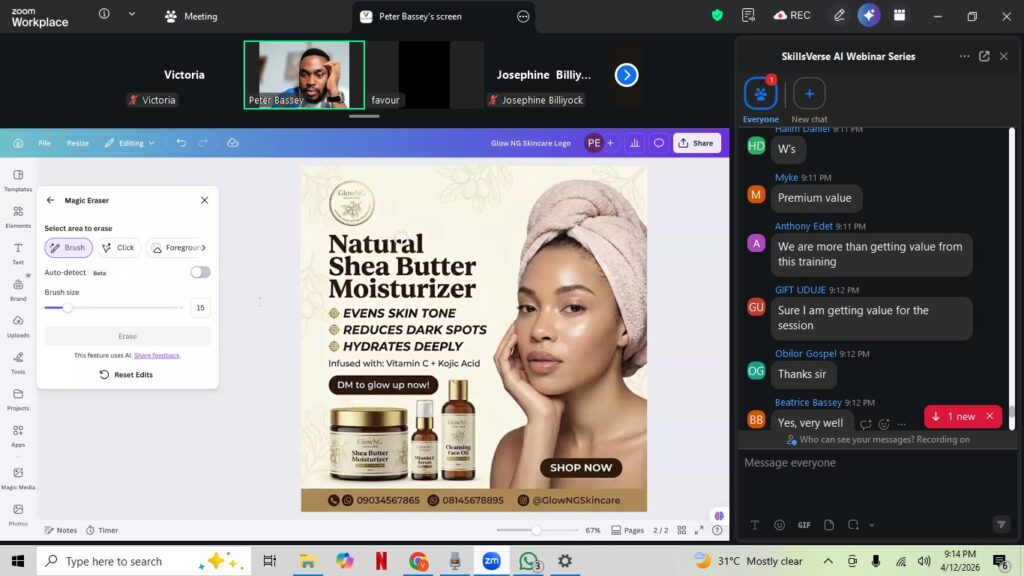 Using Gemini Ai to create design